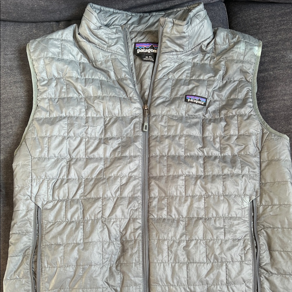 Patagonia Silver Quilted Vest